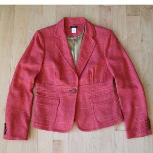 J. Crew EUC RARE Robert Noble Scotland Equestrian Wool Ridding Jacket Blazer 10